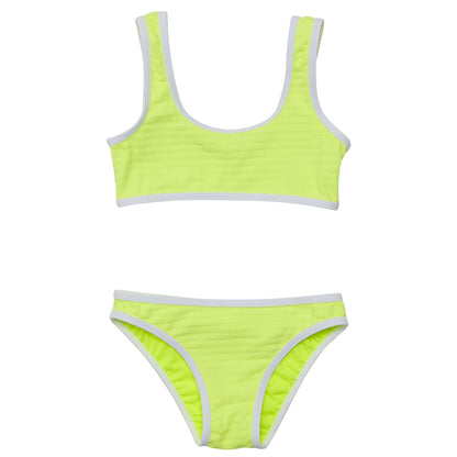 Citron Zest Crop Bikini - Snapper Rock