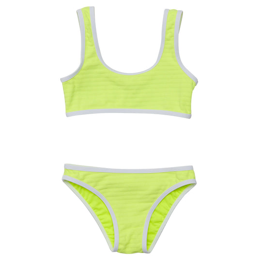 Citron Zest Crop Bikini - Snapper Rock