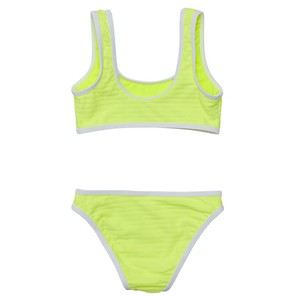 Citron Zest Crop Bikini - Snapper Rock