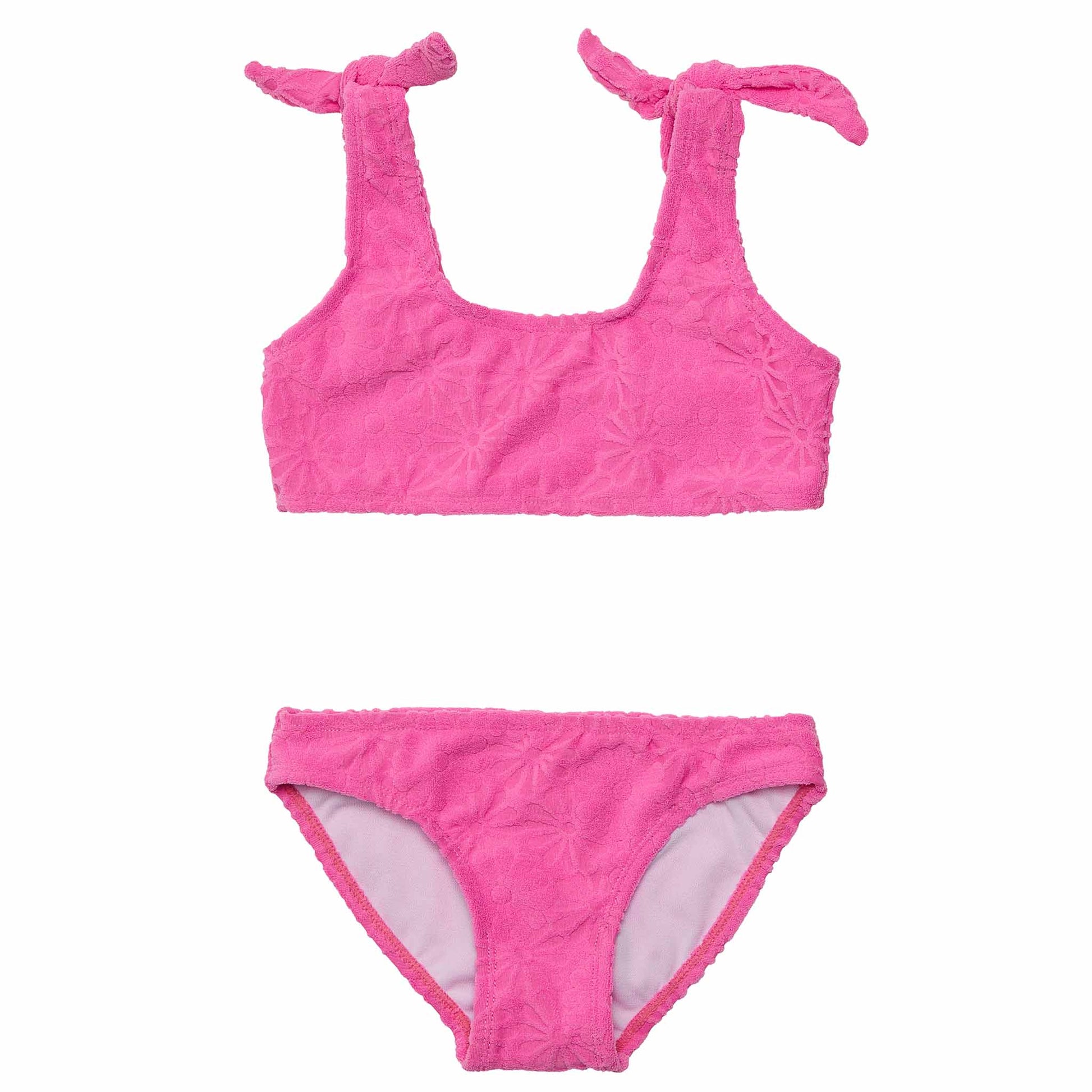 Bubblegum Bloom Crop Bikini - Snapper Rock