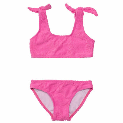 Bubblegum Bloom Crop Bikini - Snapper Rock