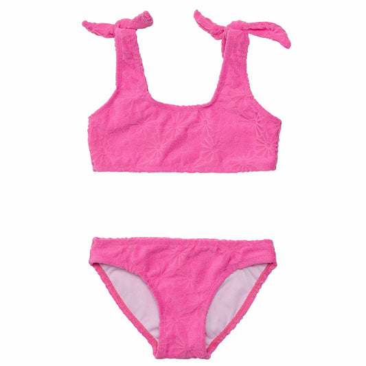 Bubblegum Bloom Crop Bikini - Snapper Rock