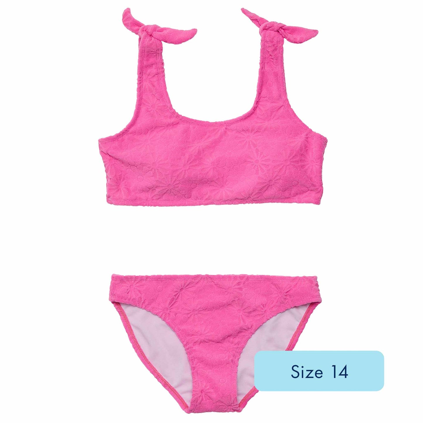 Bubblegum Bloom Crop Bikini - Snapper Rock