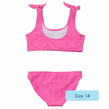 Bubblegum Bloom Crop Bikini - Snapper Rock
