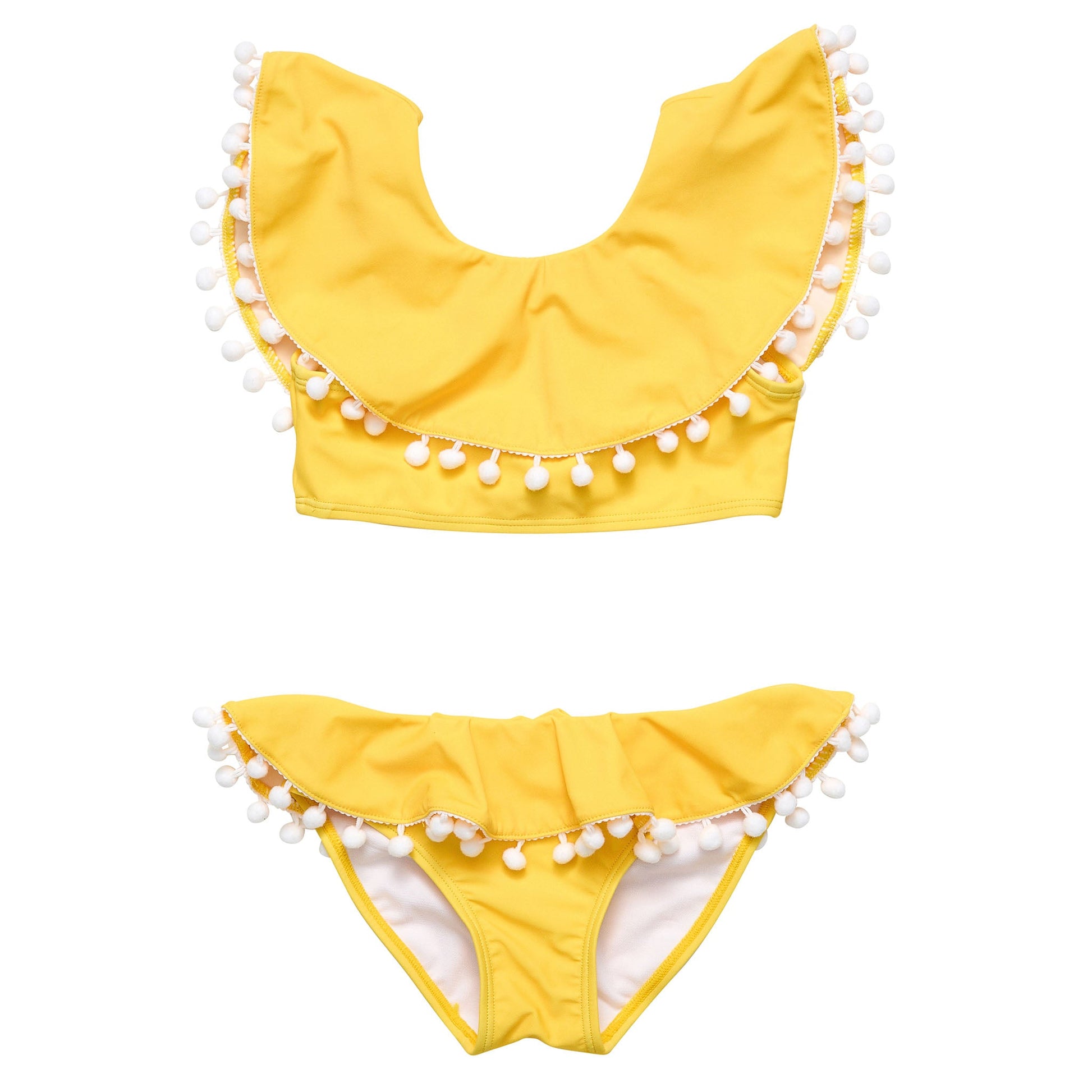 Hello Yellow Flounce Bikini - Snapper Rock