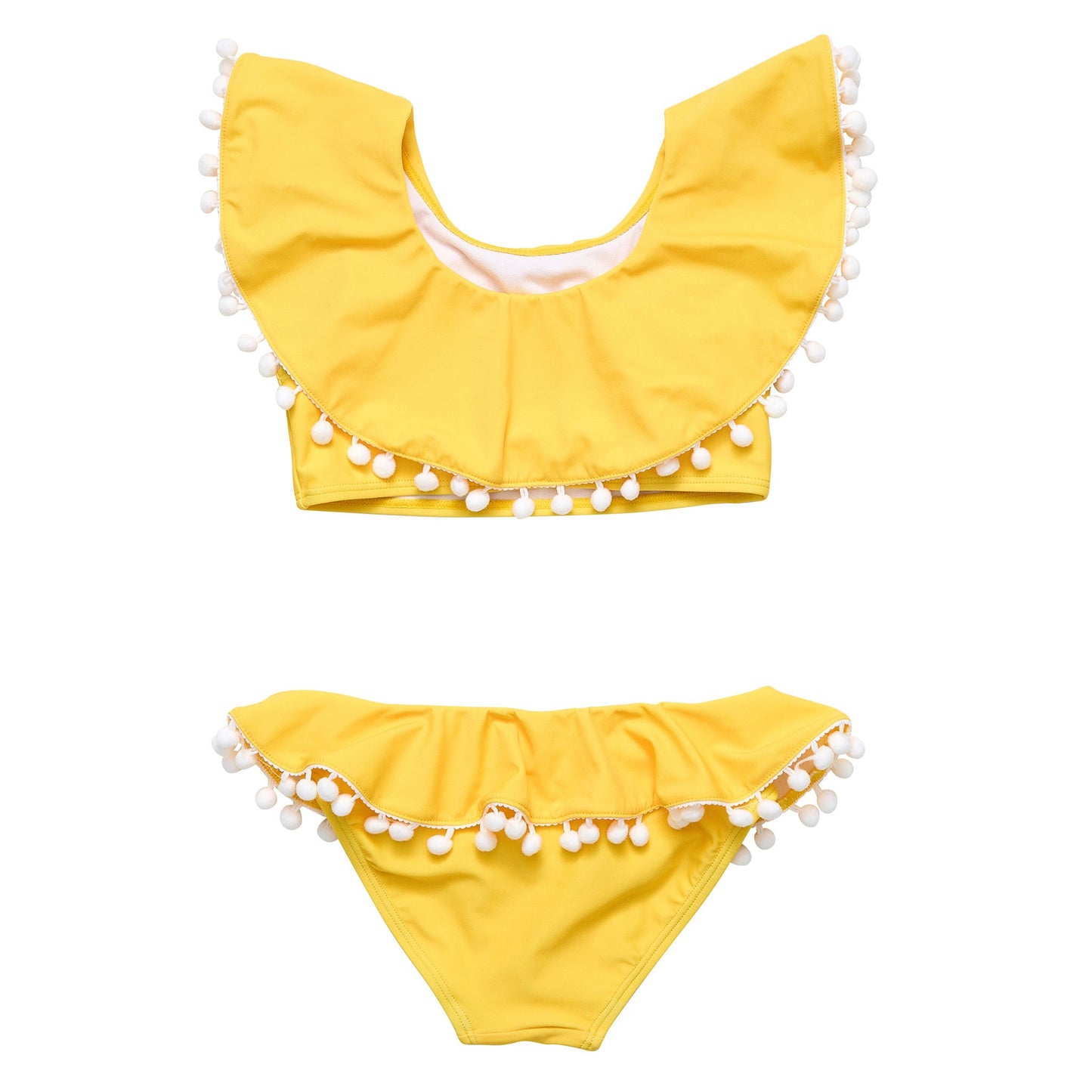 Hello Yellow Flounce Bikini - Snapper Rock