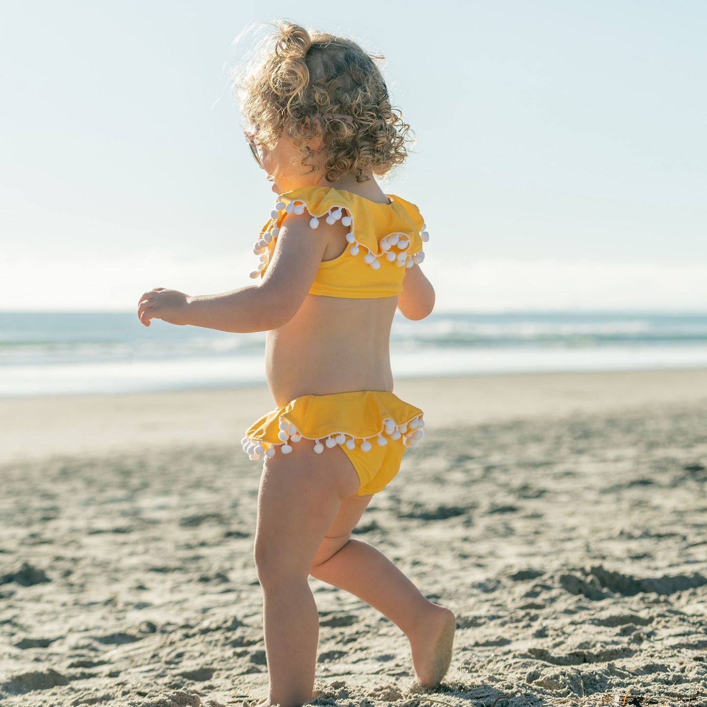 Hello Yellow Flounce Bikini - Snapper Rock