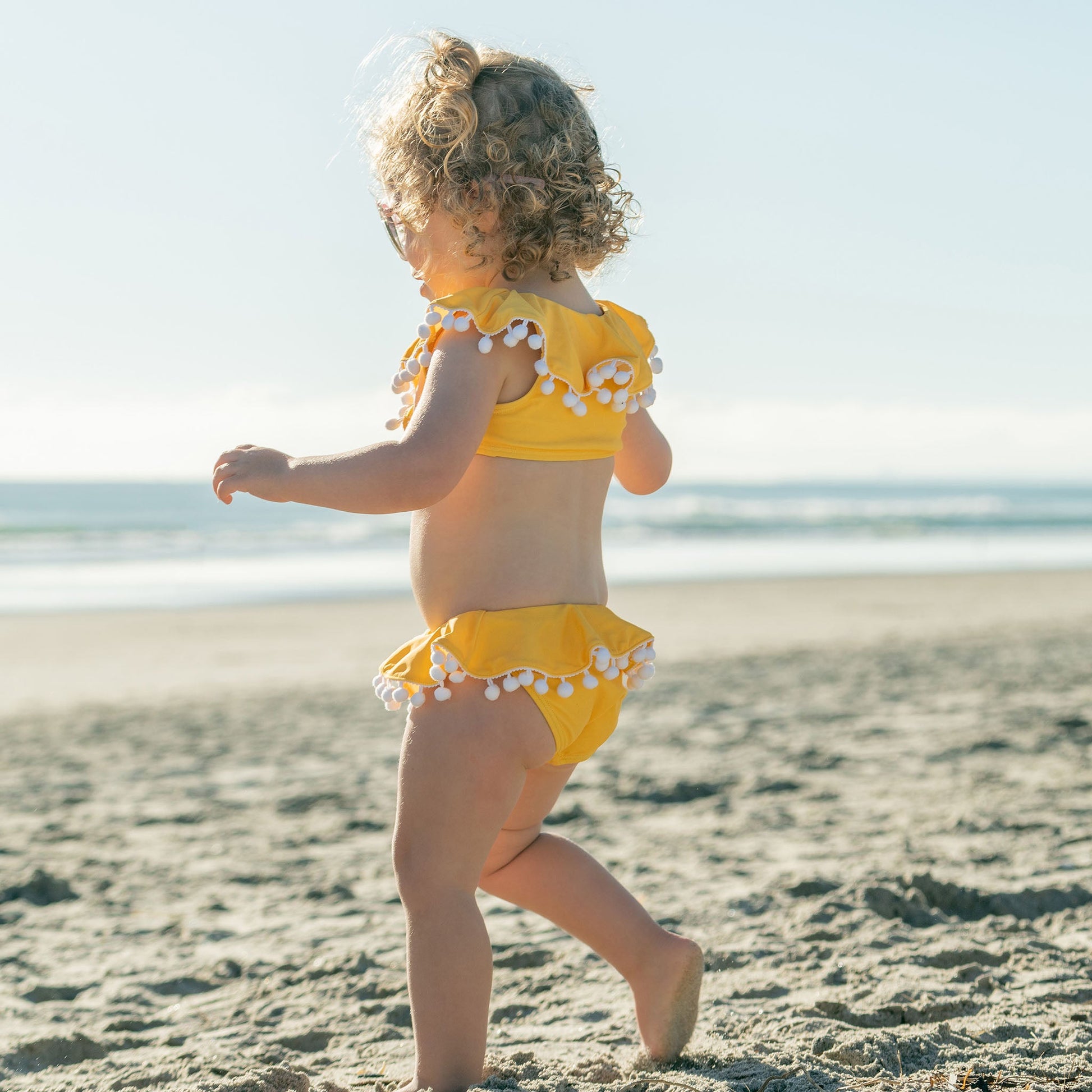 Hello Yellow Flounce Bikini - Snapper Rock