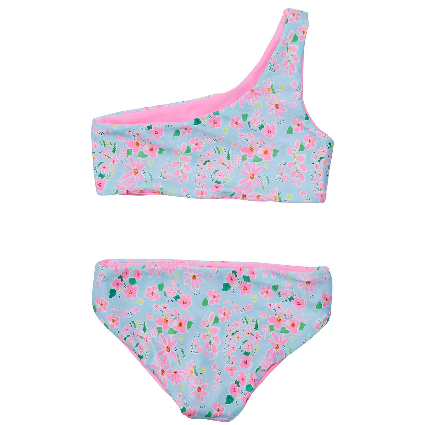Daisy Chain One Shoulder Reversible Bikini - Snapper Rock