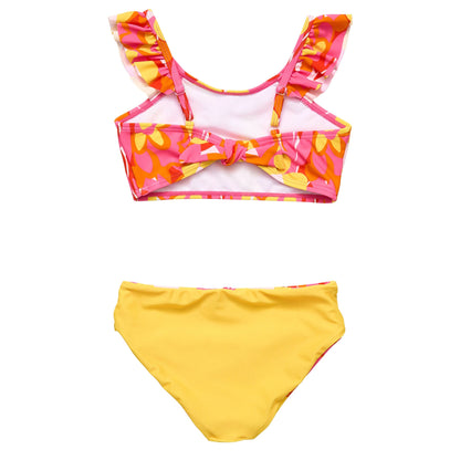 Pop of Sunshine Frill Crop Bikini - Snapper Rock