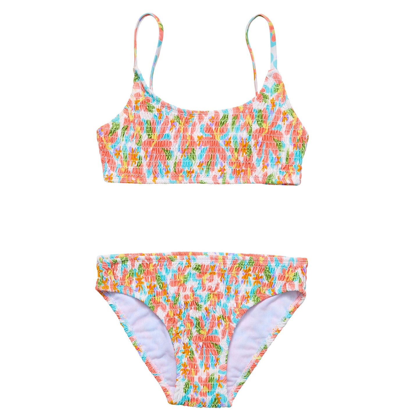 Hawaiian Luau Sustainable Shirred Bikini - Snapper Rock