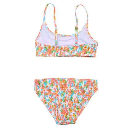 Hawaiian Luau Sustainable Shirred Bikini - Snapper Rock