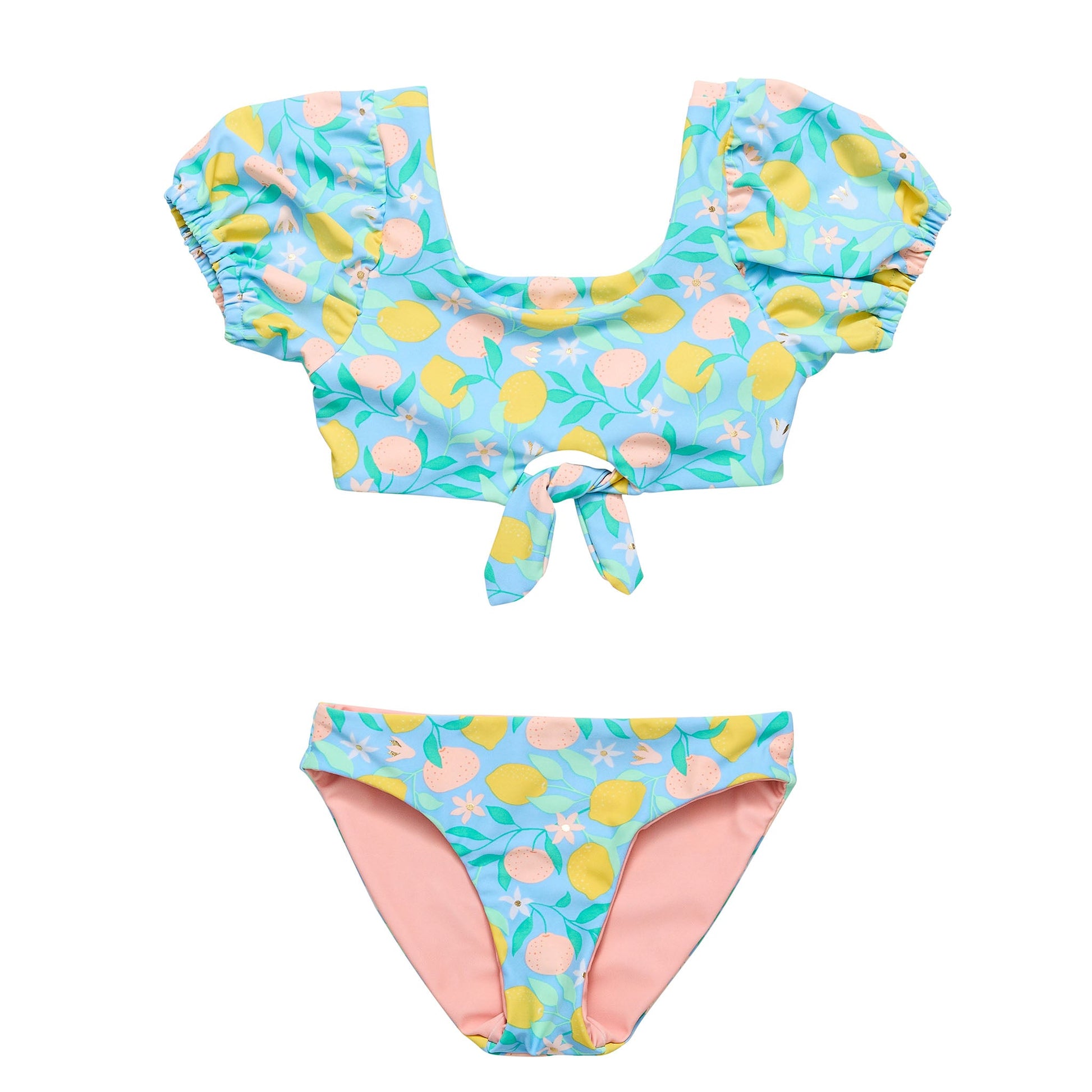 Lemon Drops Knot Front Bikini - Snapper Rock