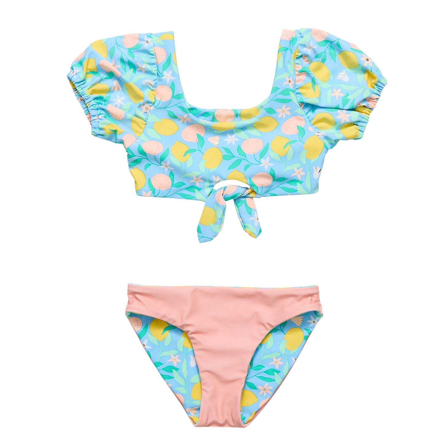 Lemon Drops Knot Front Bikini - Snapper Rock