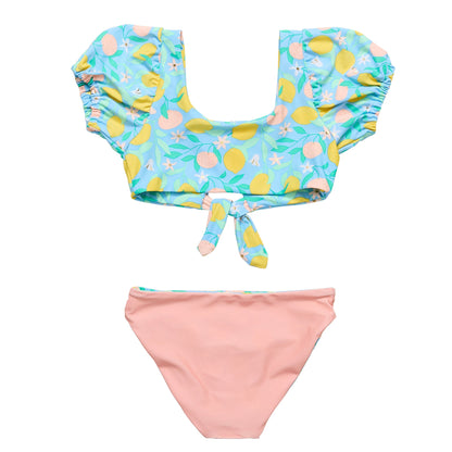 Lemon Drops Knot Front Bikini - Snapper Rock