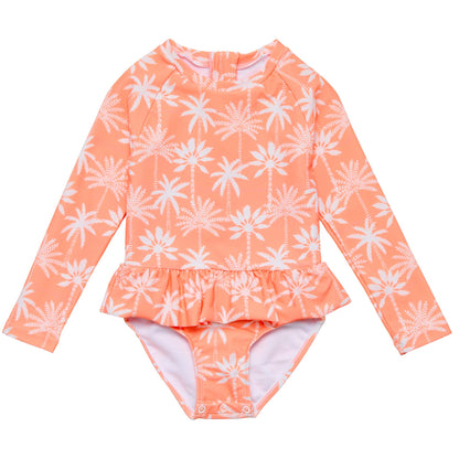 Cali Palms Recycled Skirt Surf Suit - Snapper Rock