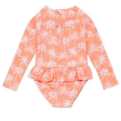 Cali Palms Recycled Skirt Surf Suit - Snapper Rock