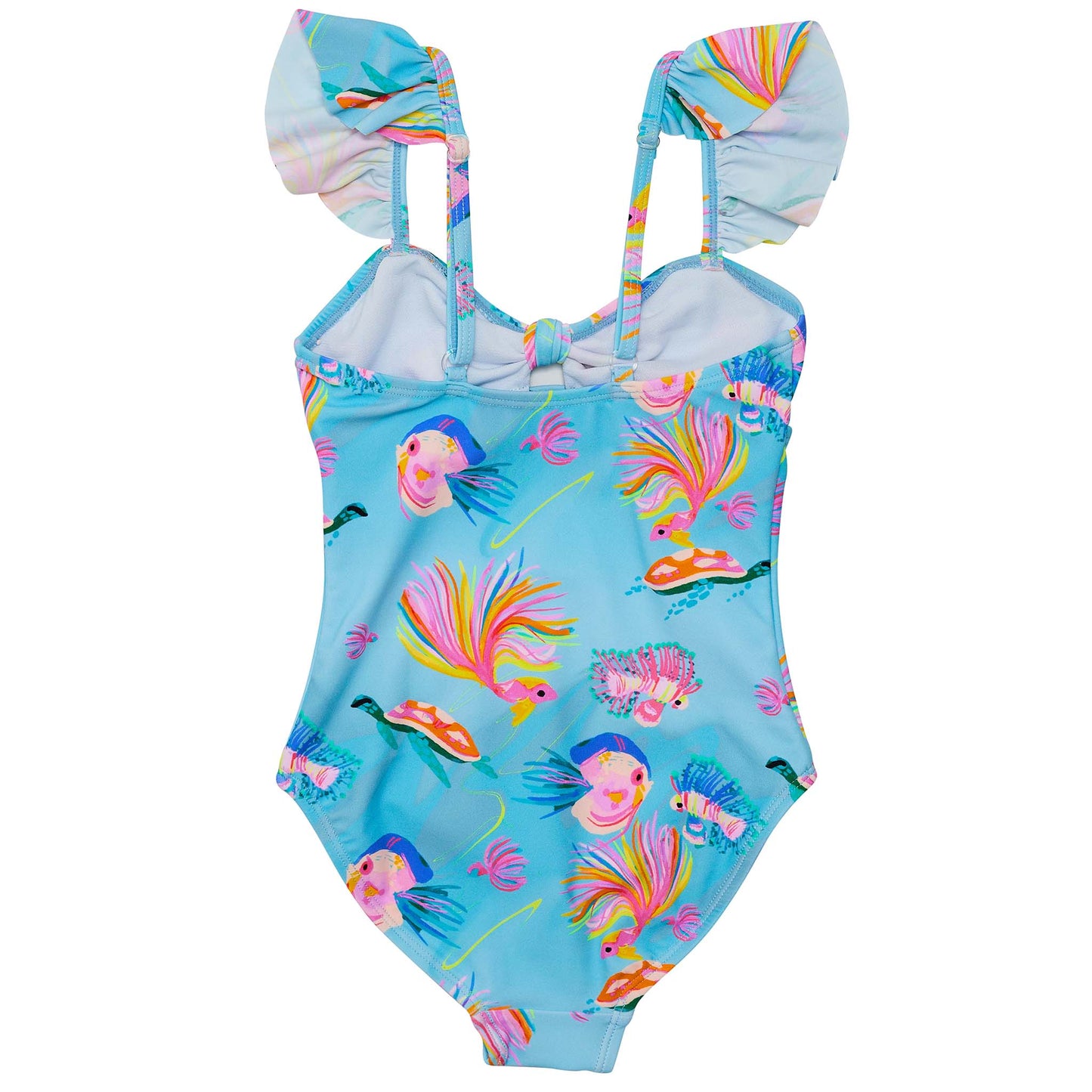 Kaleido Fish Sustainable Frill Swimsuit - Snapper Rock