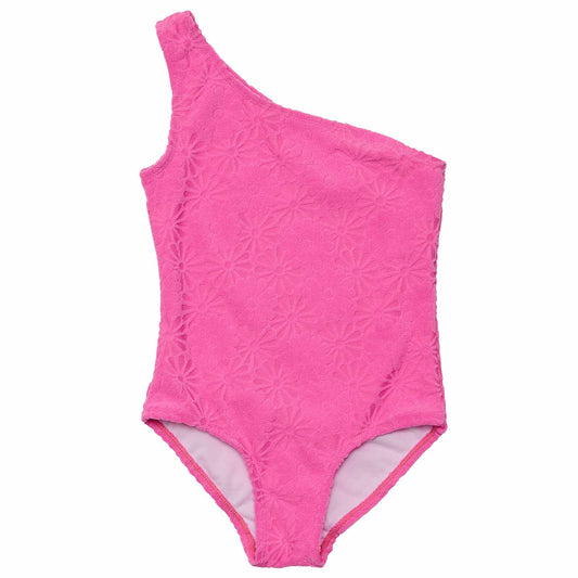 Bubblegum Bloom One Shoulder Swimsuit - Snapper Rock