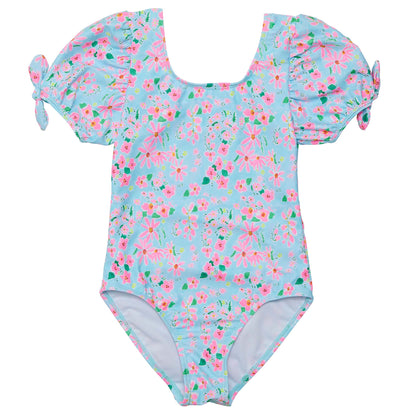Daisy Chain Puff Sleeve Surf Suit - Snapper Rock
