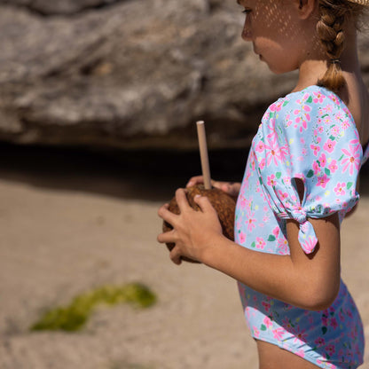 Daisy Chain Puff Sleeve Surf Suit - Snapper Rock
