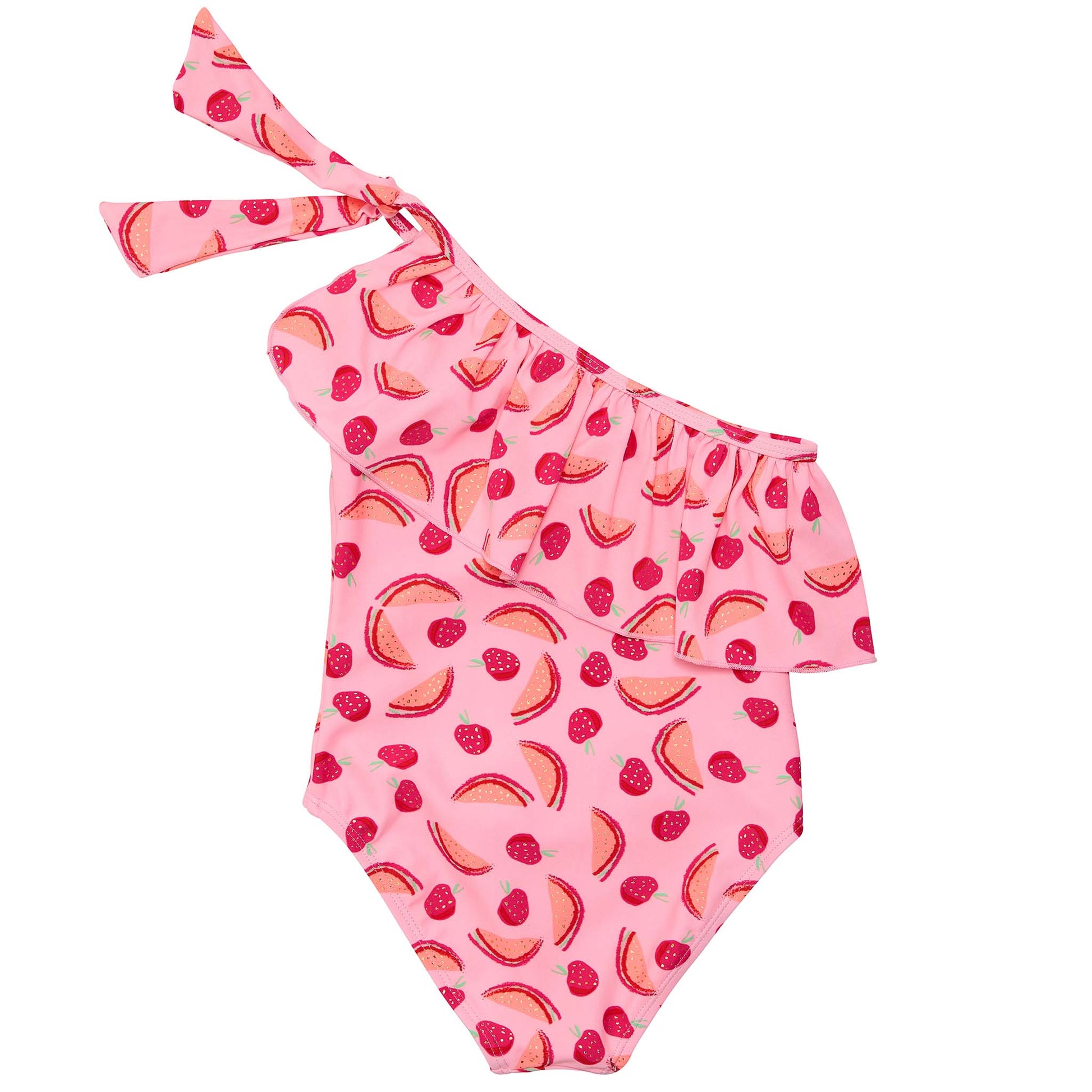 Berry Sweet One Shoulder Swimsuit - Snapper Rock