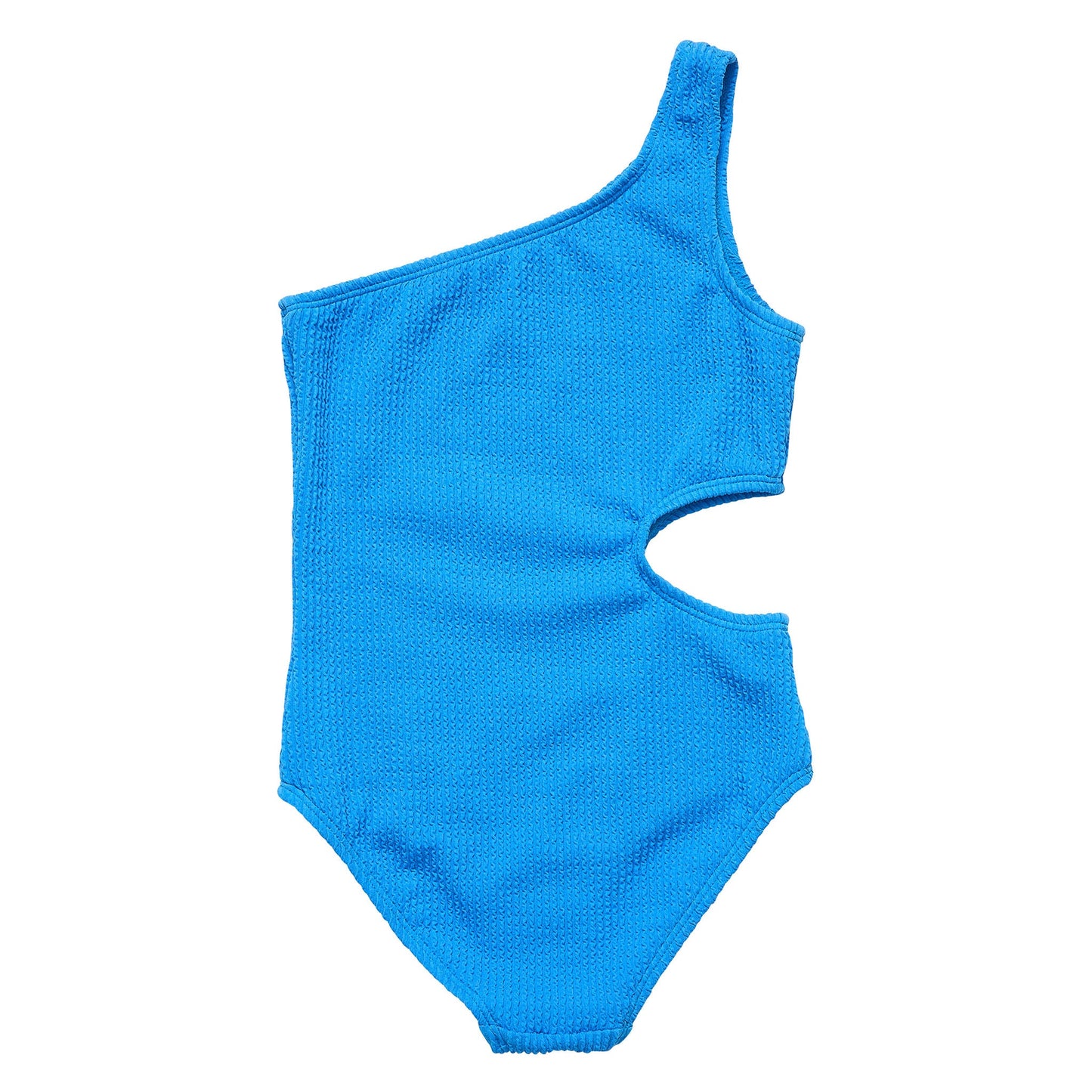 Marine Blue One Shoulder Swimsuit - Snapper Rock
