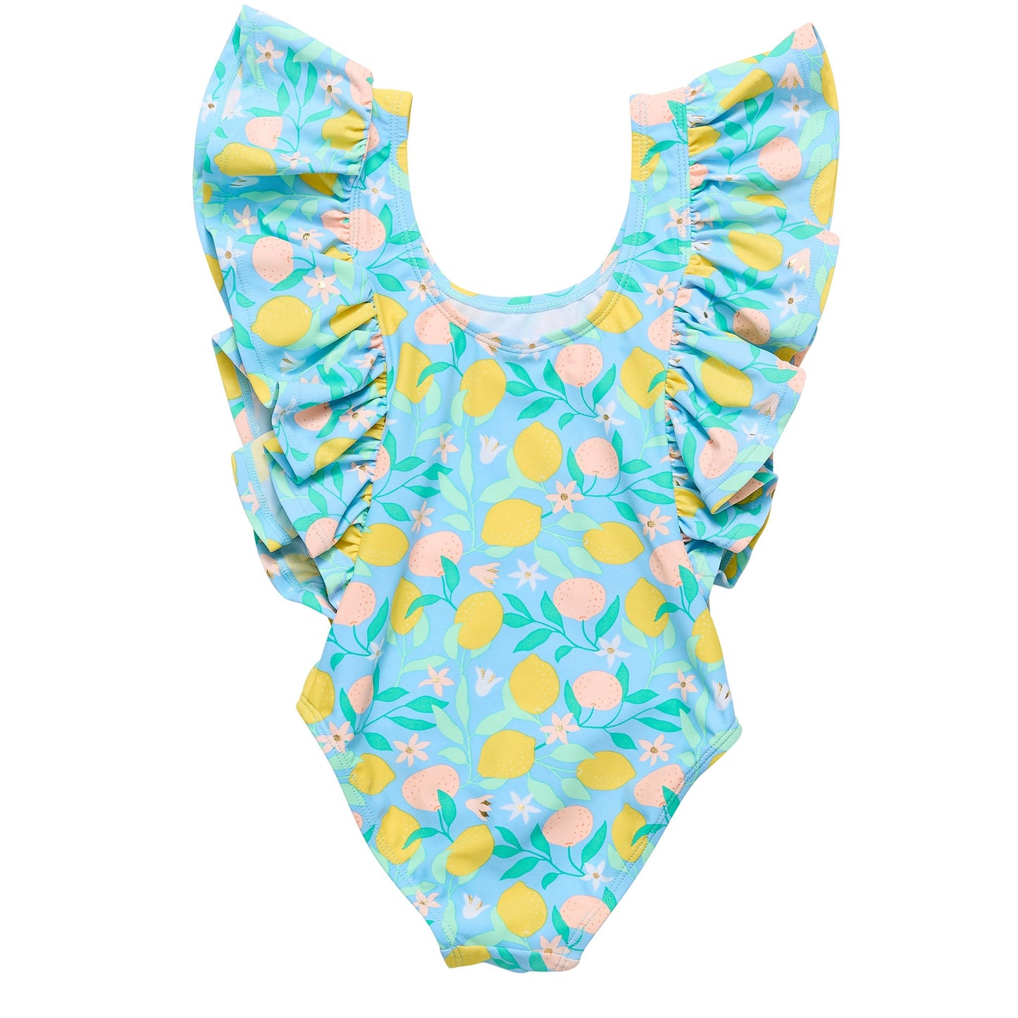 Lemon Drops Wide Frill Swimsuit - Snapper Rock