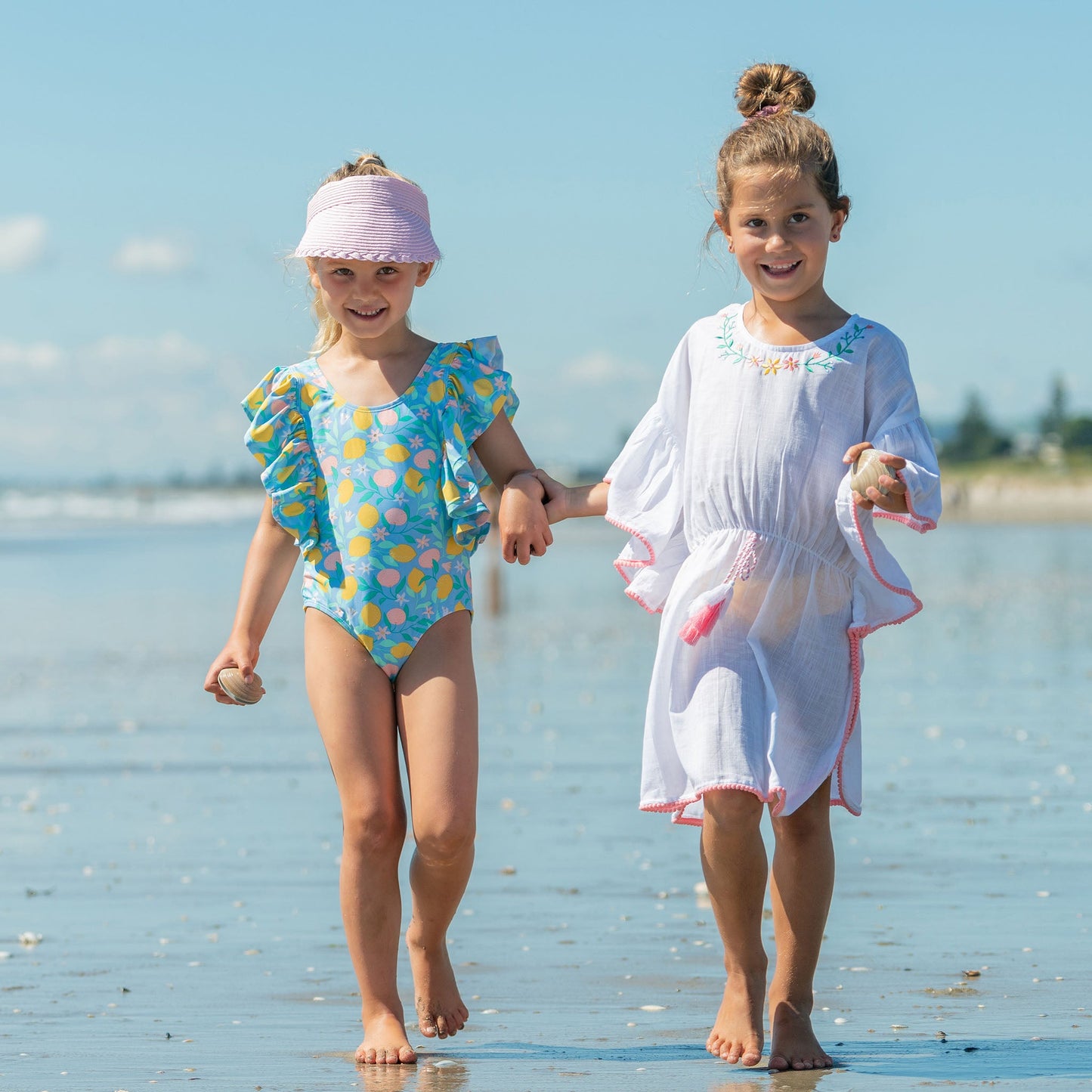 Lemon Drops Wide Frill Swimsuit - Snapper Rock