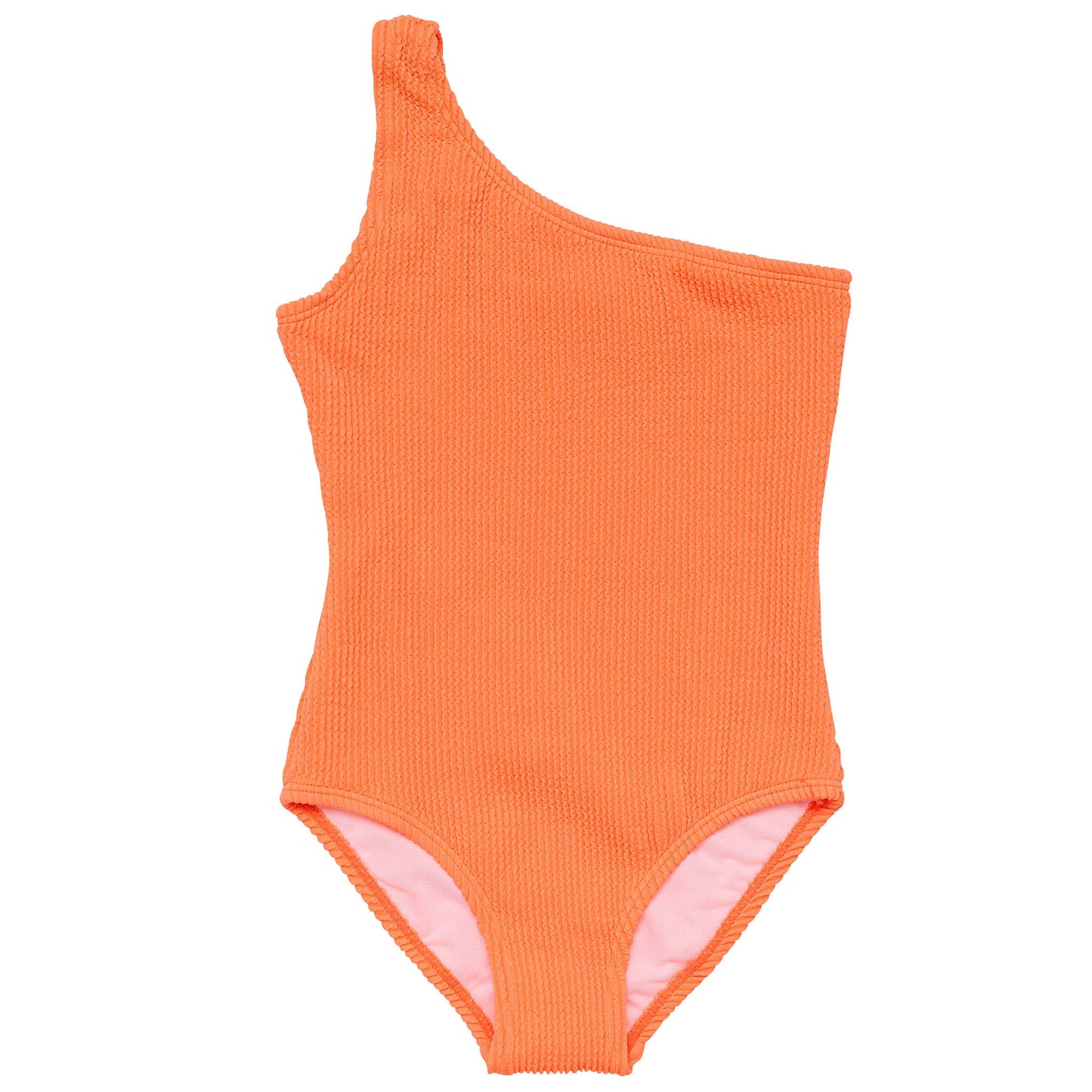 Tangerine One Shoulder Swimsuit - Snapper Rock