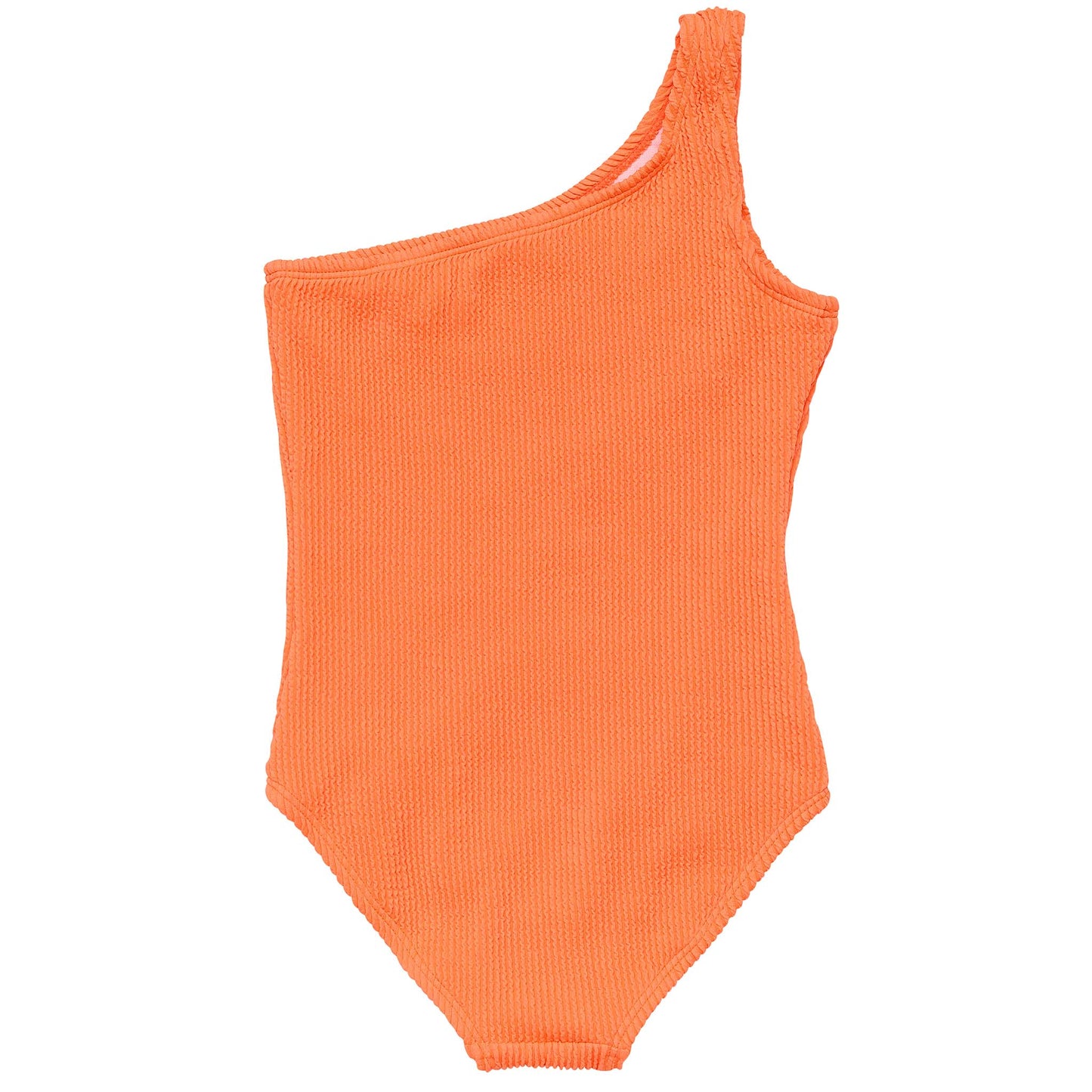 Tangerine One Shoulder Swimsuit - Snapper Rock