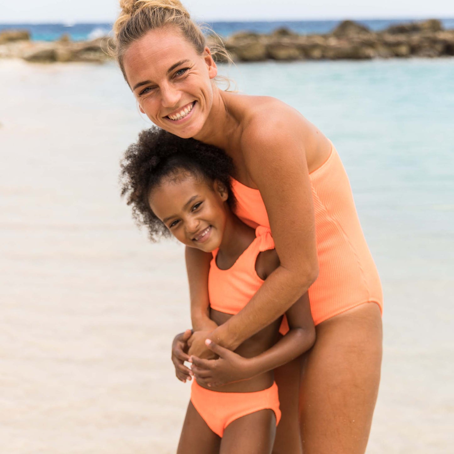 Tangerine One Shoulder Swimsuit - Snapper Rock