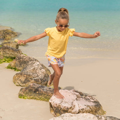 Boho Tropical Sustainable Board Shorts - Snapper Rock