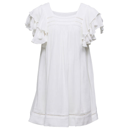 White Tassel Time Beach Dress - Snapper Rock