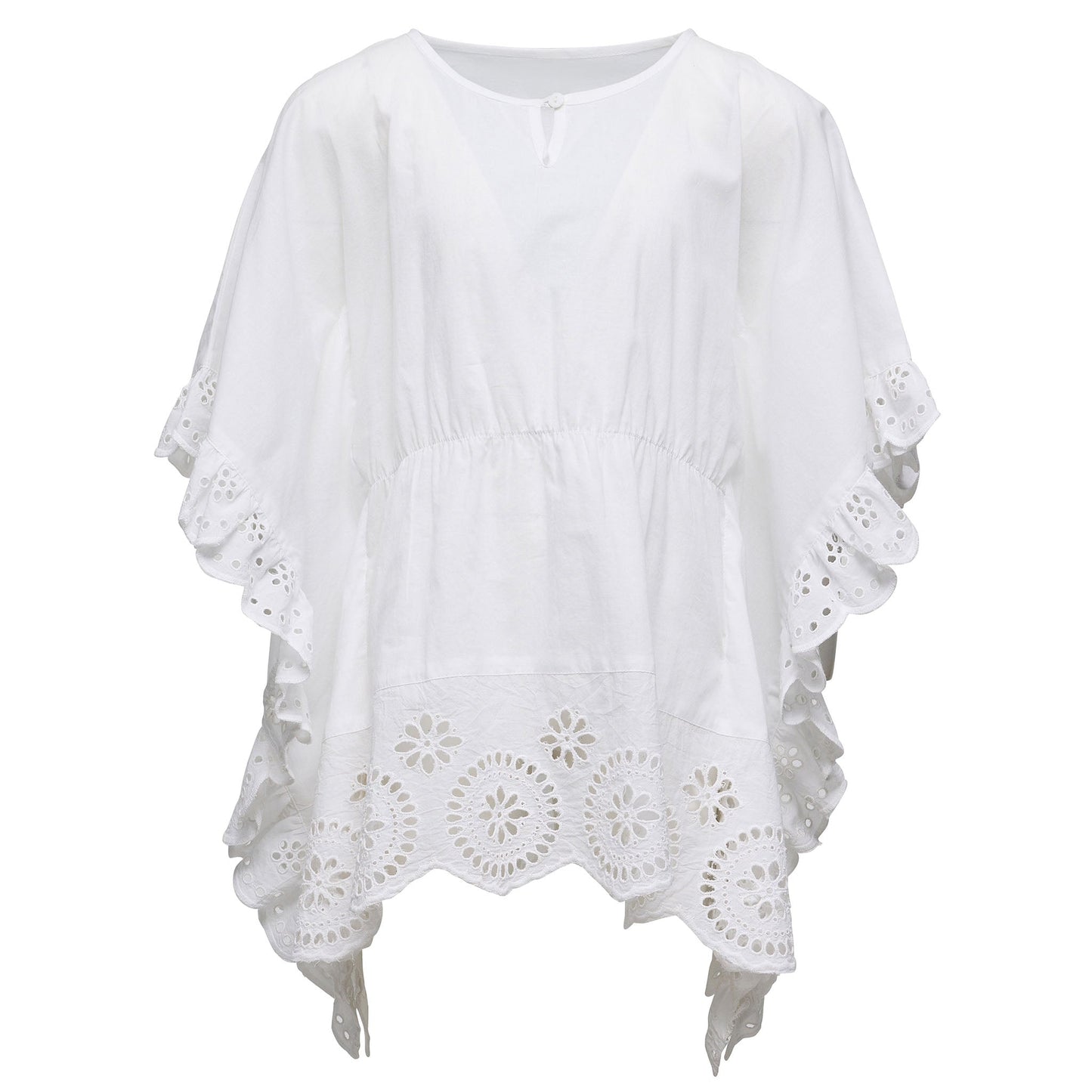 Cesci White Eyelet Cover Up - Snapper Rock