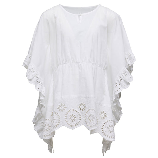 Cesci White Eyelet Cover Up - Snapper Rock