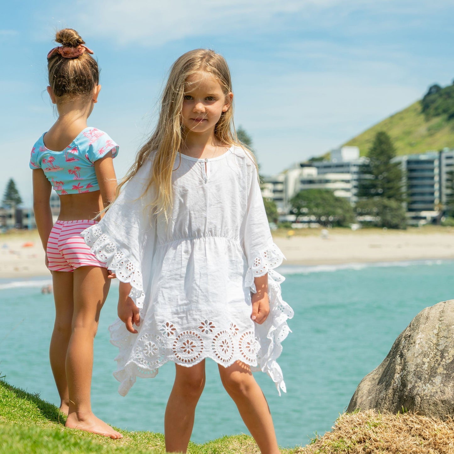 Cesci White Eyelet Cover Up - Snapper Rock