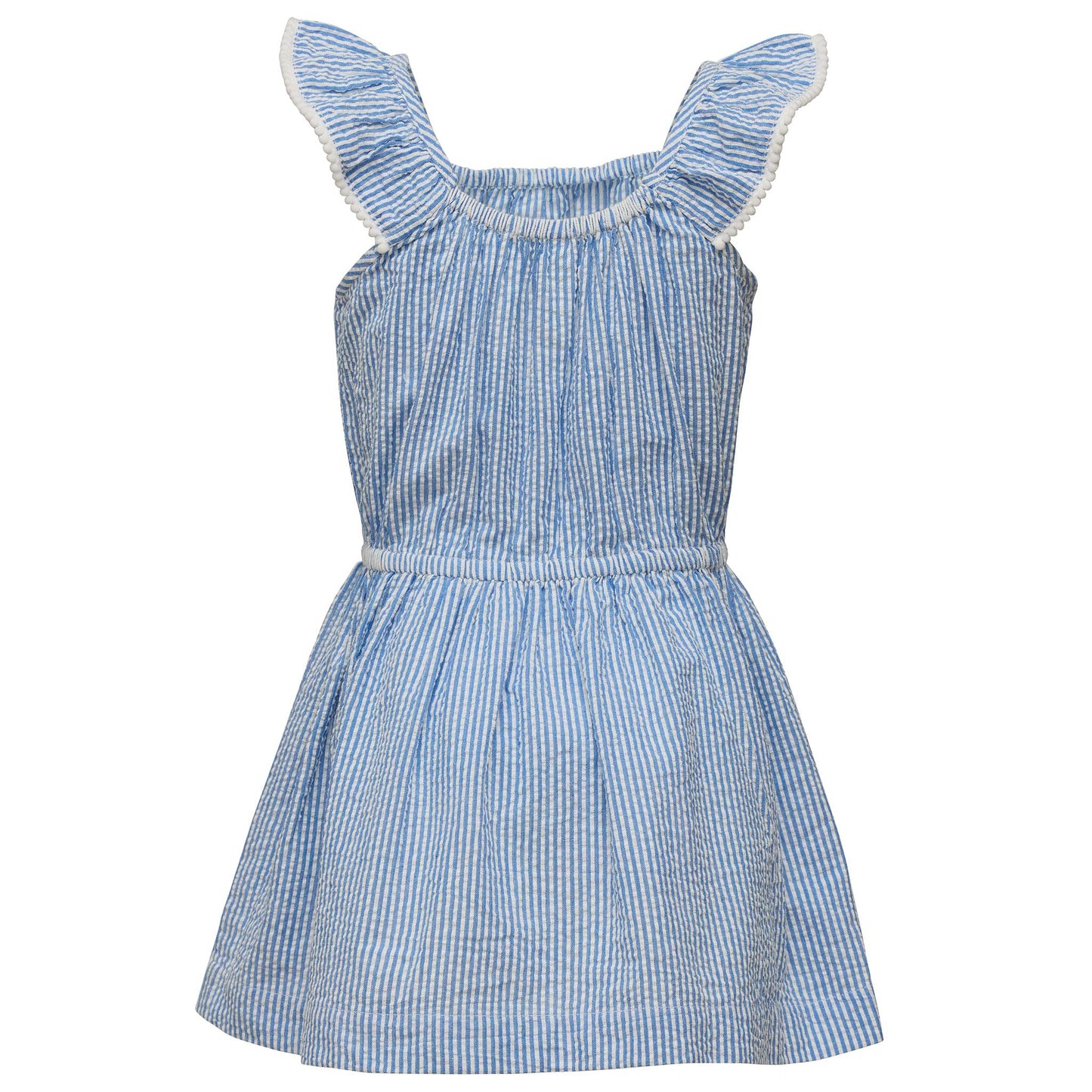 Cornflower Frilled Beach Dress - Snapper Rock