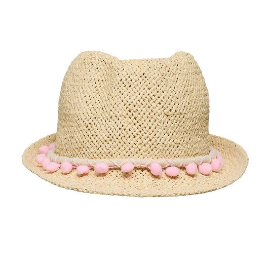 Pink Pompom Fedora - Snapper Rock