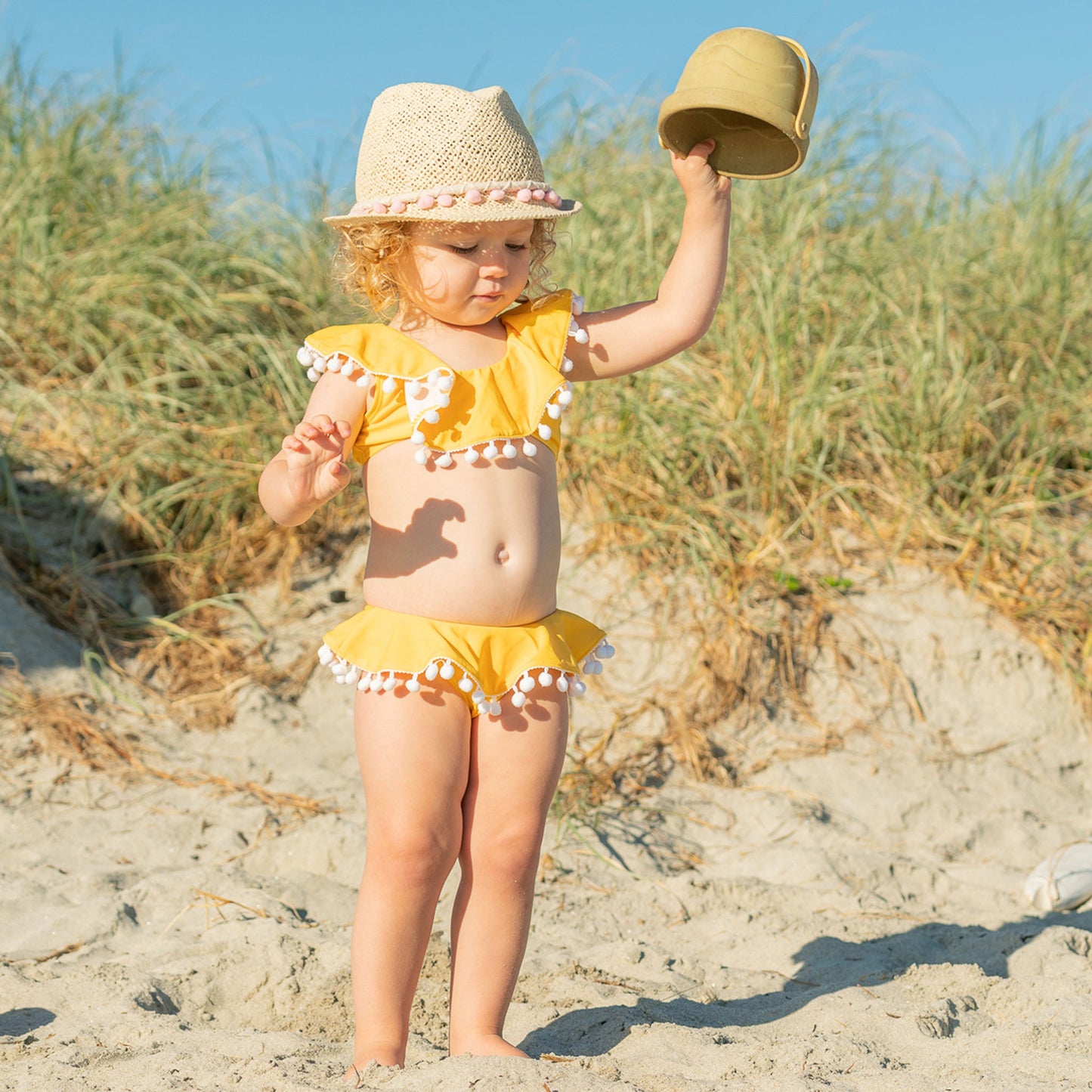 Pink Pompom Fedora - Snapper Rock
