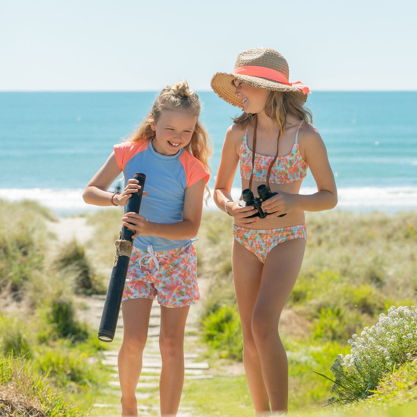 Peachy Ribbon Sunhat - Snapper Rock