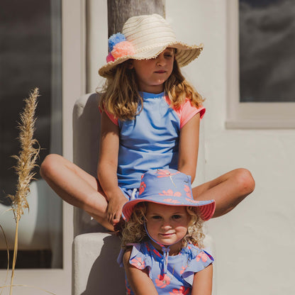 Pom Pom Sun Hat | Girls Hats - Snapper Rock