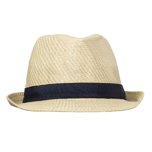 Navy Trim Fedora - Snapper Rock