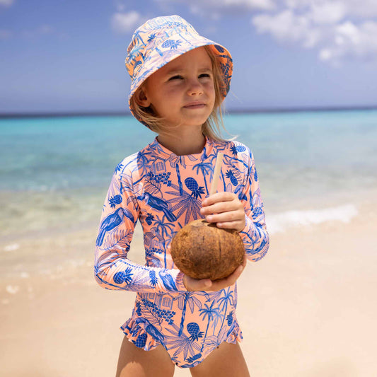 Tropicana Vacay Sustainable Bucket Hat - Snapper Rock