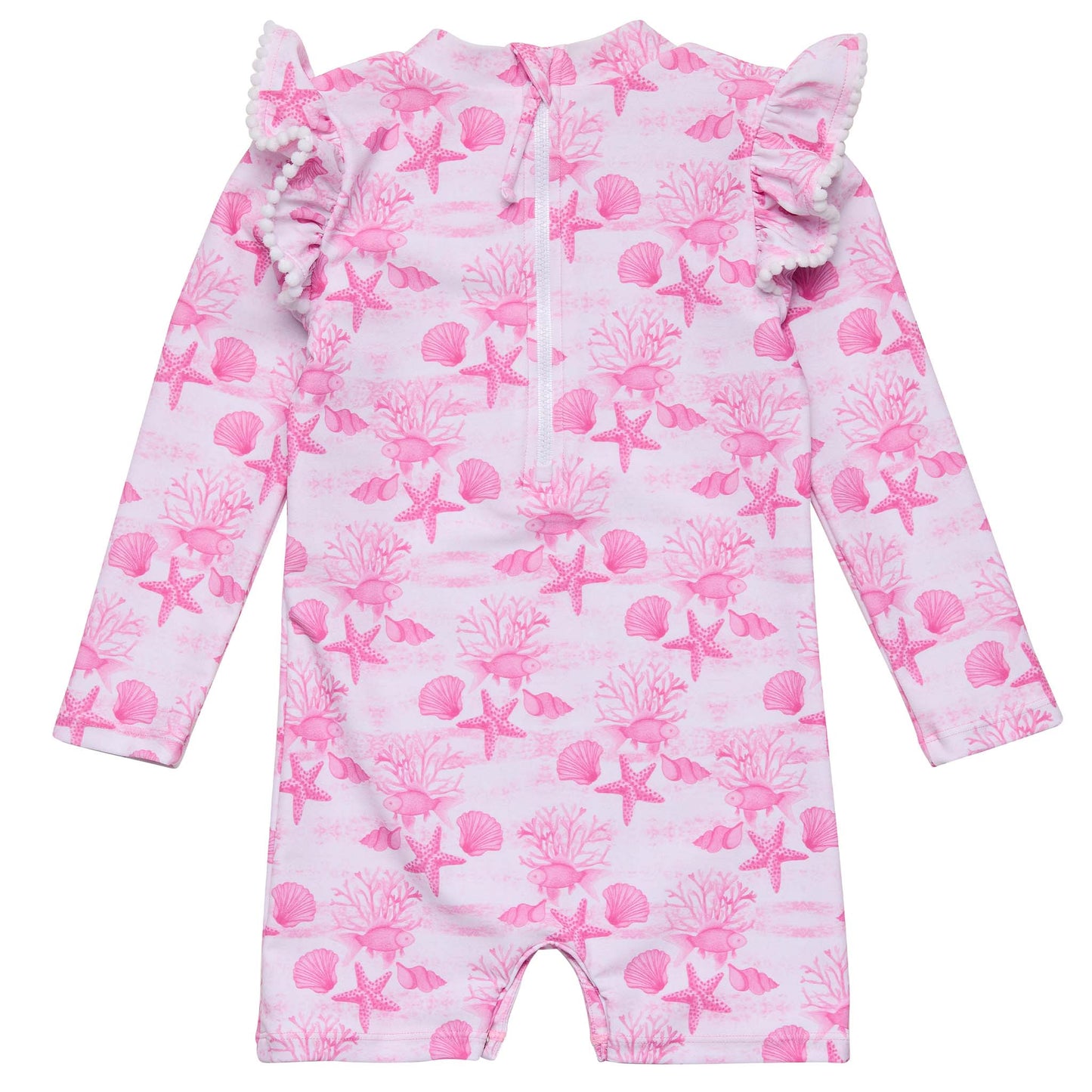 Pink Lagoon LS Sunsuit - Snapper Rock