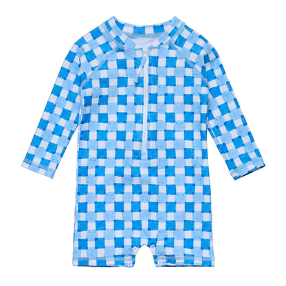 Ocean Grid LS Sunsuit - Snapper Rock