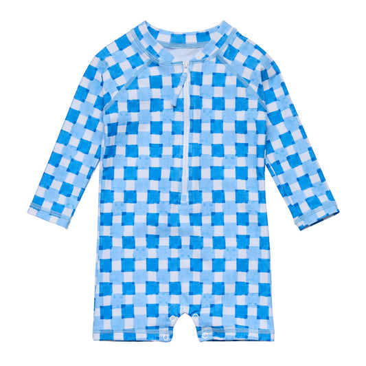 Ocean Grid LS Sunsuit - Snapper Rock