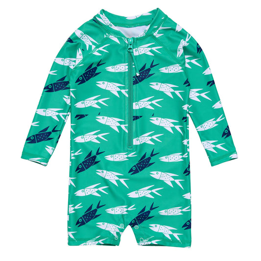 Off The Hook LS Sunsuit - Snapper Rock