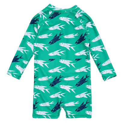 Off The Hook LS Sunsuit - Snapper Rock
