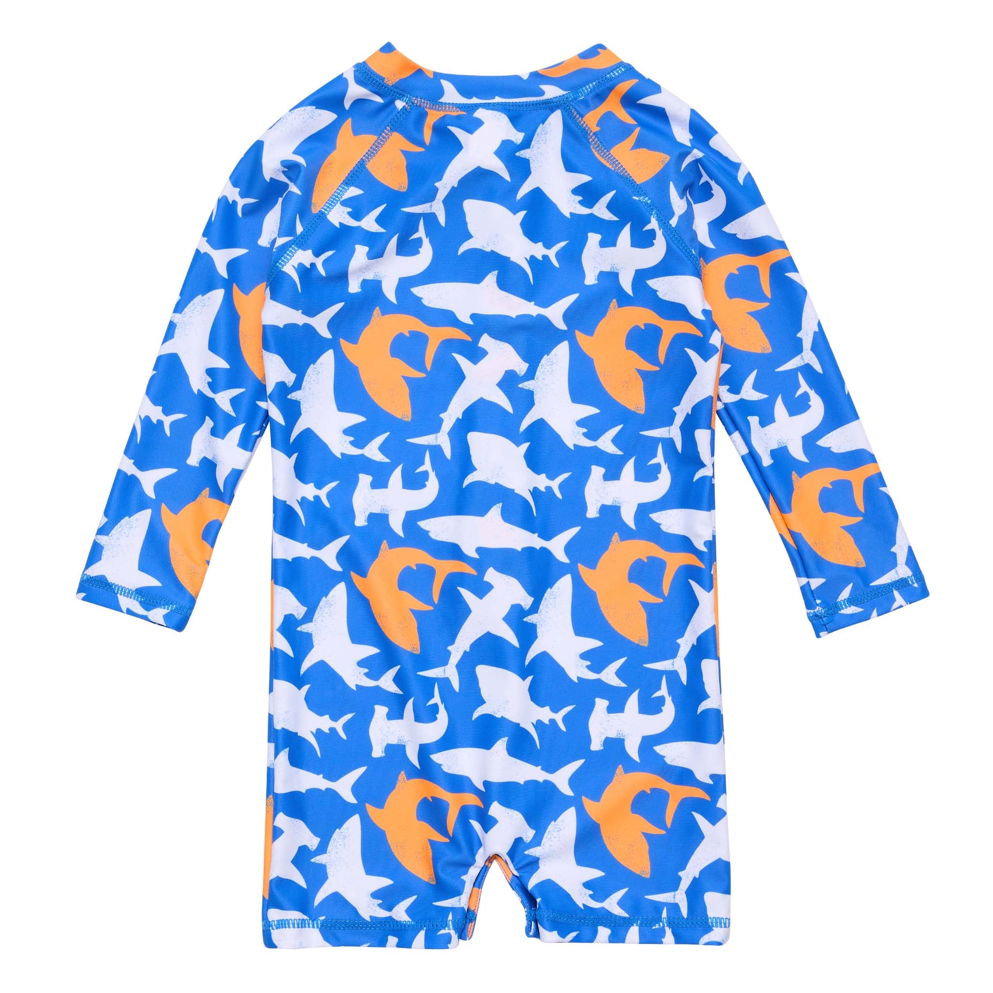 Shark Squad LS Sunsuit - Snapper Rock